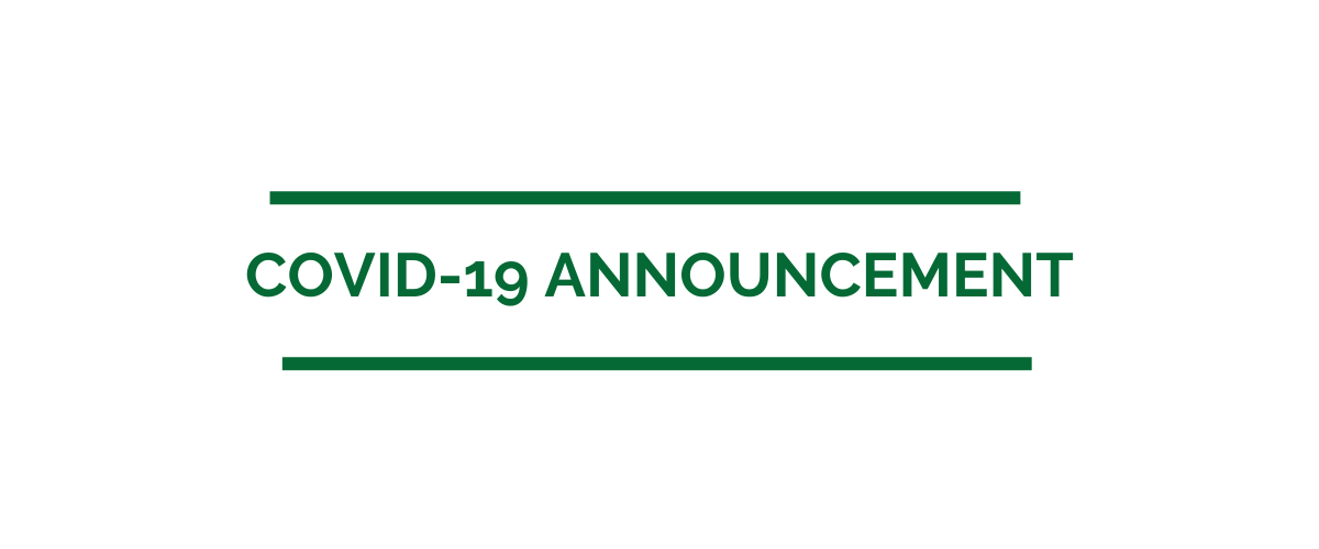 Covid-19 Announcement by Katy Sue Designs