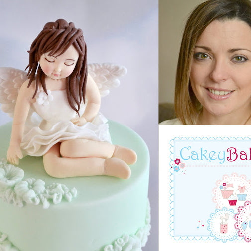Angel Figure Cake Project by Cakey Bake
