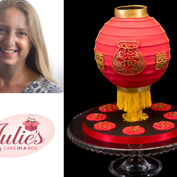 Chinese Lantern Cake Tutorial by Julie Rogerson