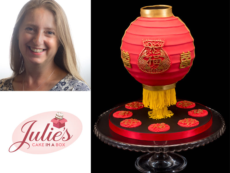 Chinese Lantern Cake Tutorial by Julie Rogerson