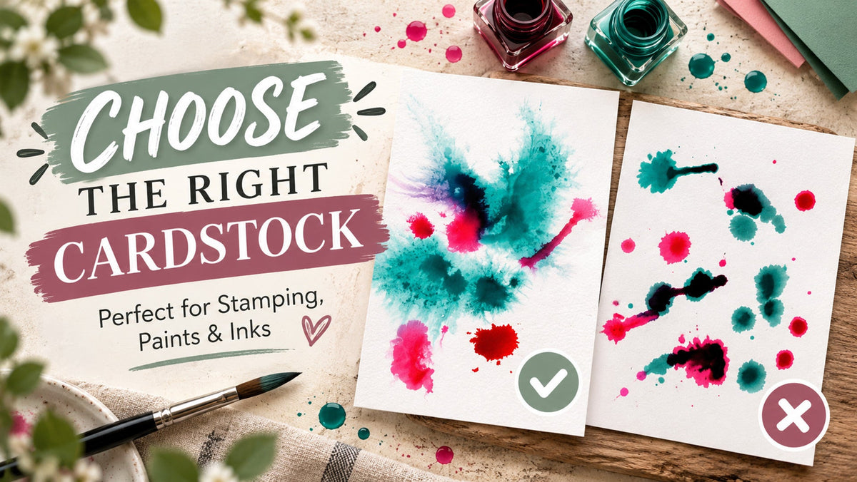 Choosing the Right Cardstock for Inks, Stamping & Mixed Media