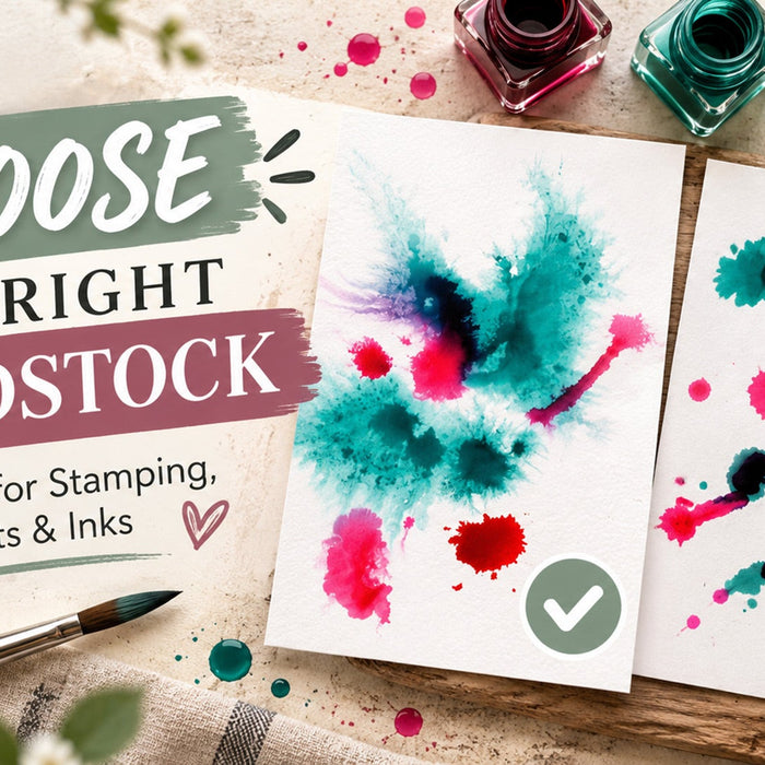 Choosing the Right Cardstock for Inks, Stamping & Mixed Media