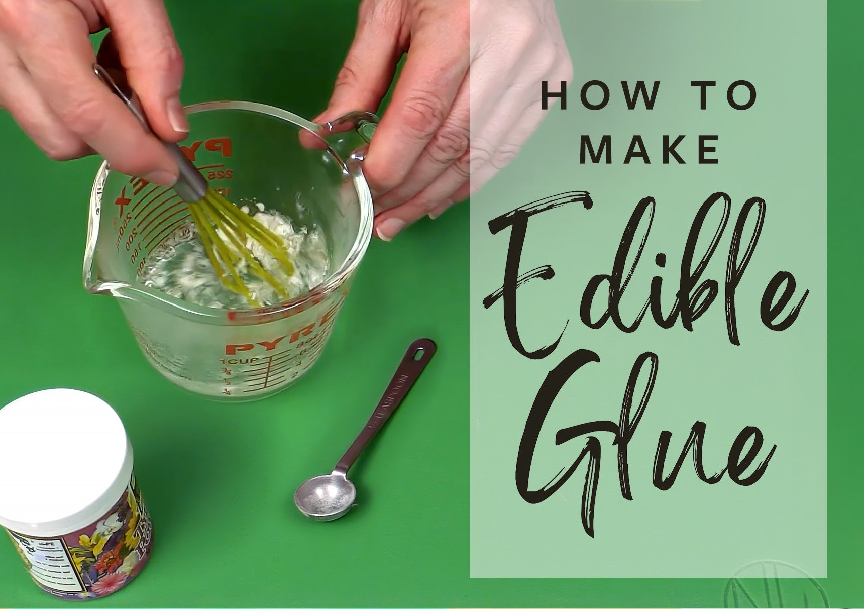 How To Make Edible Glue