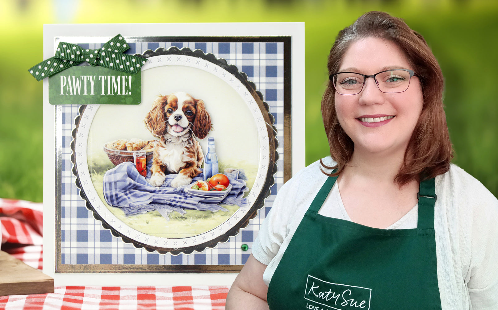 Picnic Pups: watch how to make cards for dog lovers