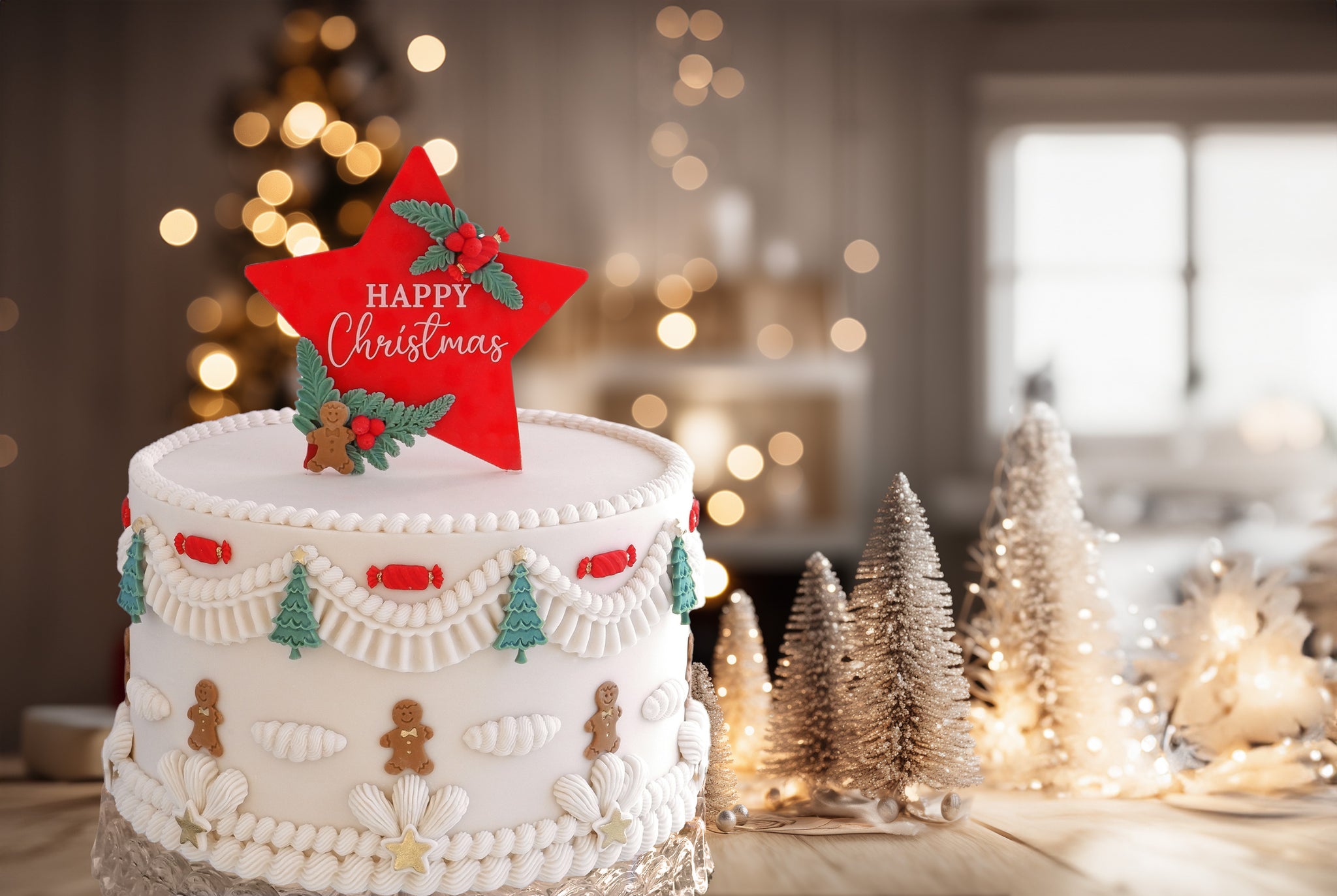 How To Decorate A Lambeth Style Christmas Cake