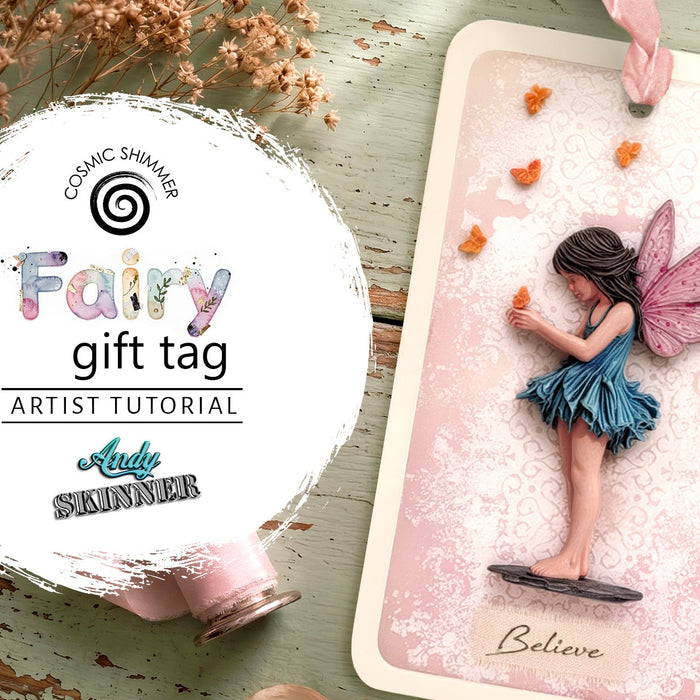 Mixed Media Fairy Gift Tag Project with Andy Skinner