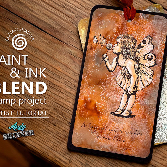 Make a Wish Stamp Paint & Ink Blend Tutorial with Andy Skinner