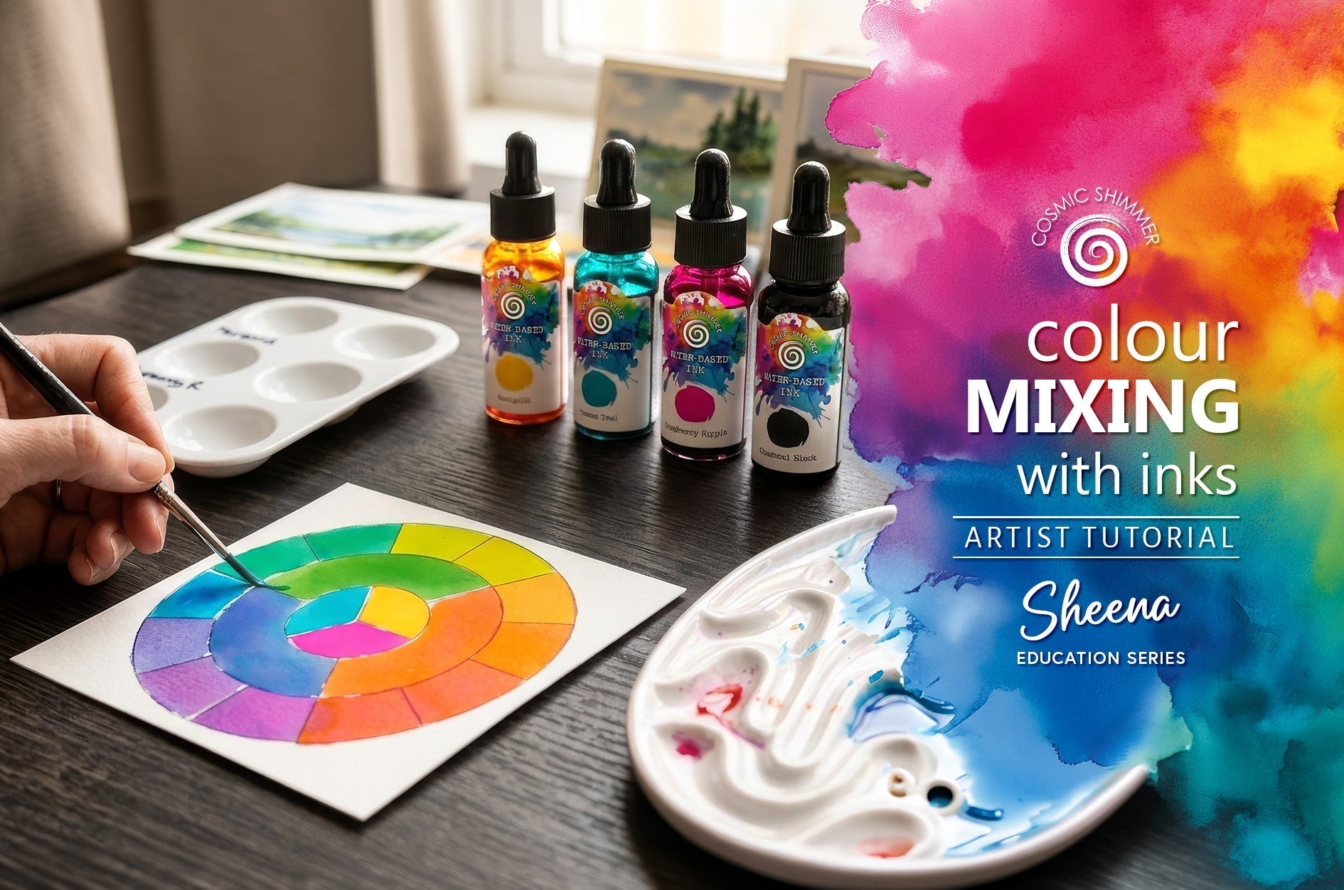 Colour Mixing with Inks Beginners Guide