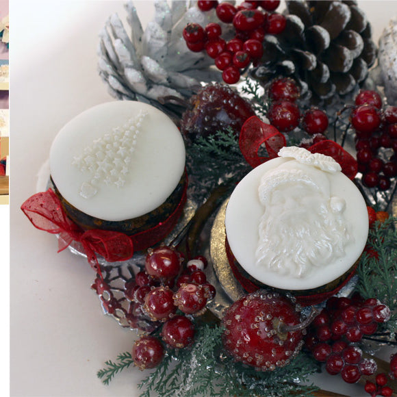 Mini Christmas Fruit Cakes by Noreen