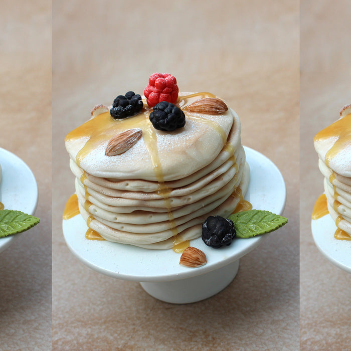 Make a realistic Pancake Stack Cake