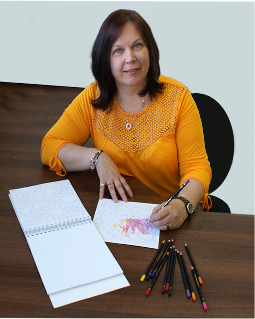 An Interview with Art Colouring Books Illustrator Sandra Rushton