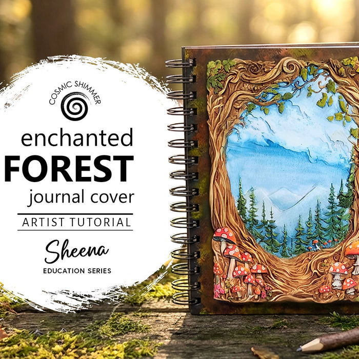 Woodland Scene Journal Cover Tutorial