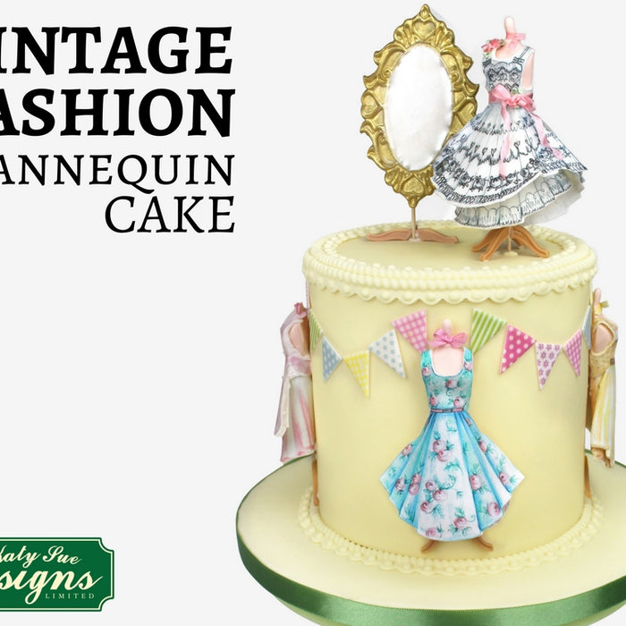 Vintage Fashion Mannequin Cake