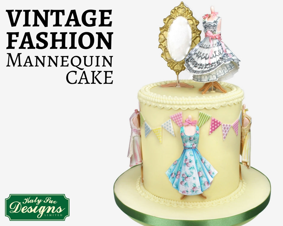 Vintage Fashion Mannequin Cake