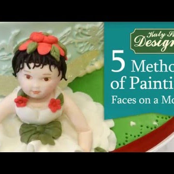 5 Methods of Painting Faces on a Model – Cake Decorating Tutorial Video