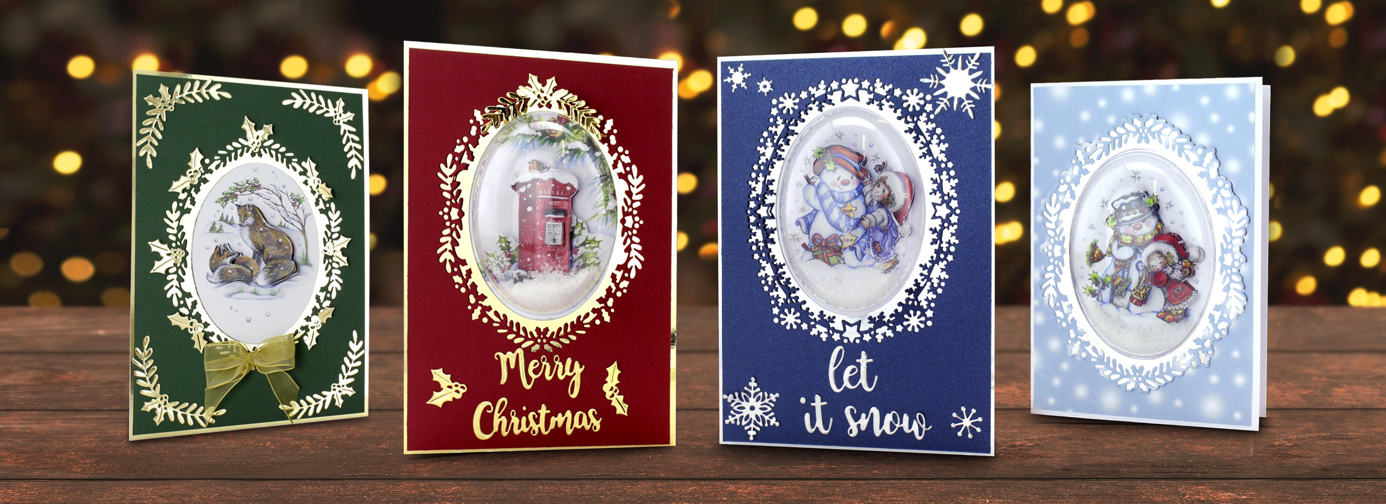 Make your own Snow Globe Christmas card
