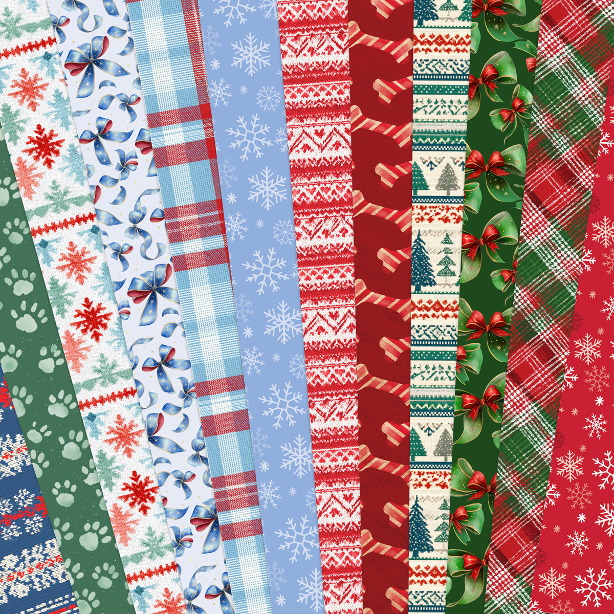 Santa Paws Printed Cardstock, 24 sheets