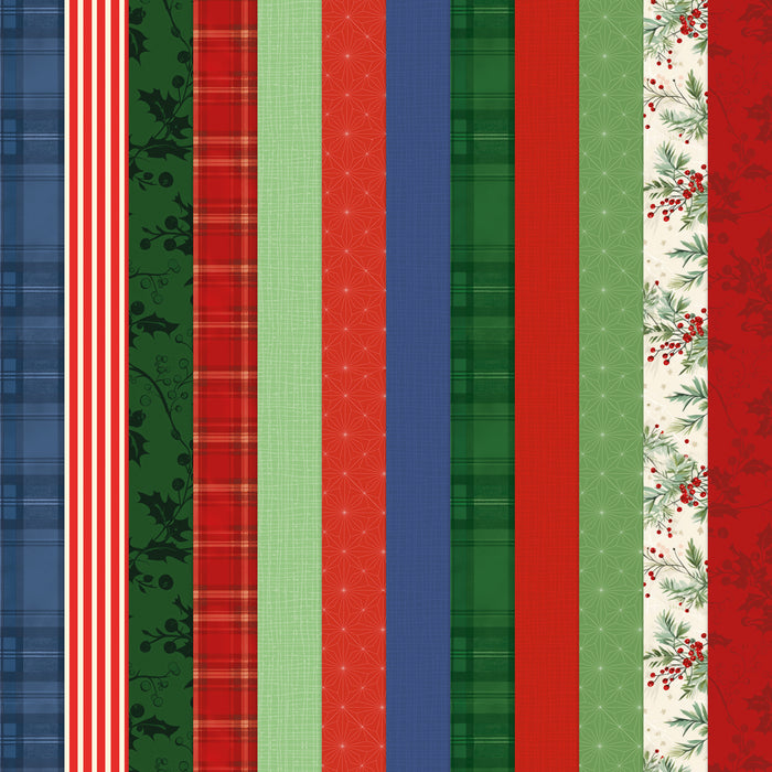 Timeless Christmas Printed Cardstock, 24 sheets