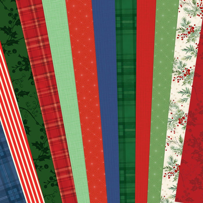 Timeless Christmas Printed Cardstock, 24 sheets