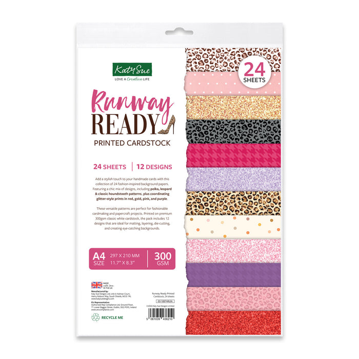 Runway Ready Printed Cardstock, 24 sheets