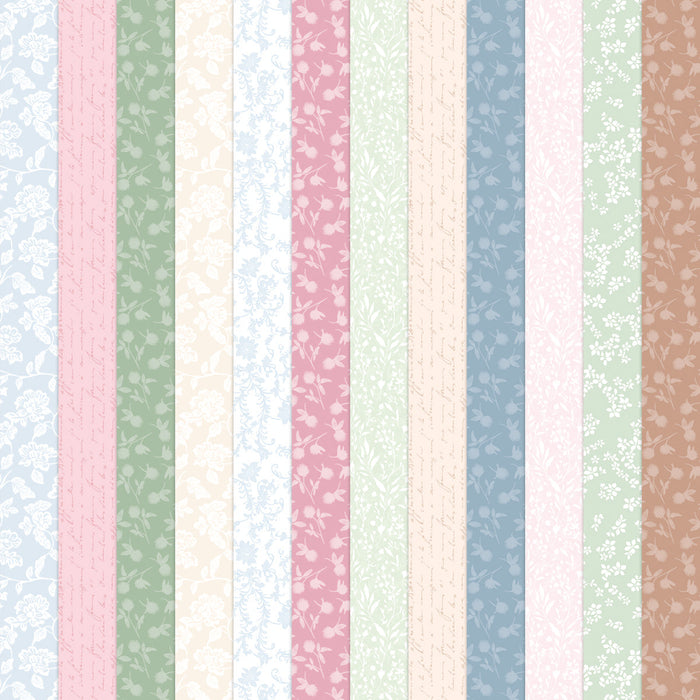 Forever in Bloom Printed Cardstock, 24 sheets