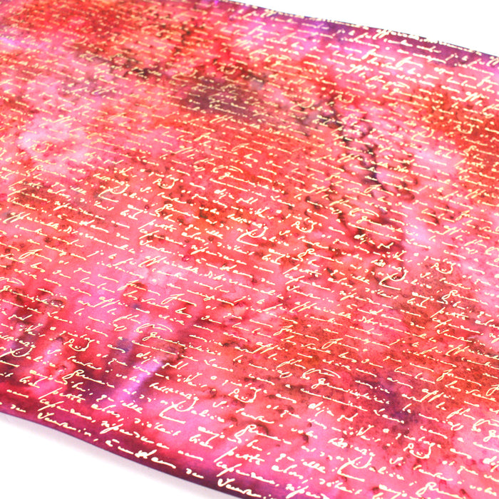 Cosmic Shimmer Gilded to Grunge Damask & Script Cardstock