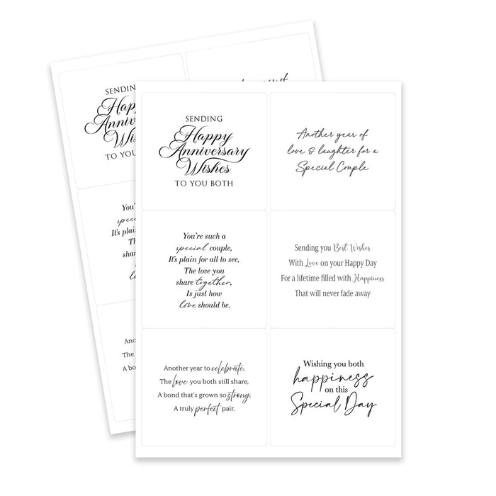 Weddings & Wishes Peelables, 48 stickers