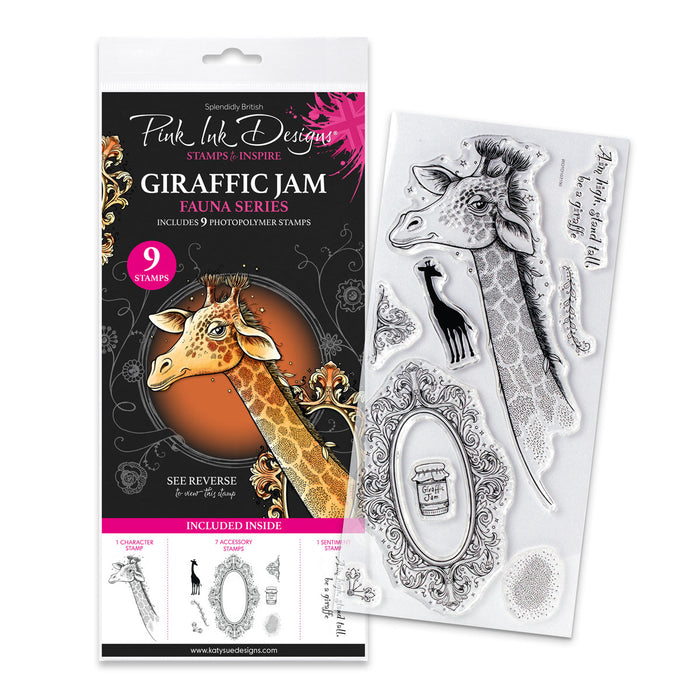 Pink Ink Designs - Giraffic Jam Giraffe, DL Stamp Set