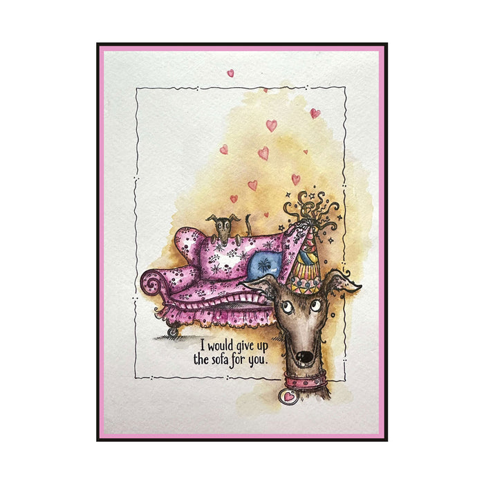 Pink Ink Designs - Love Me Love My Dog, DL Stamp Set