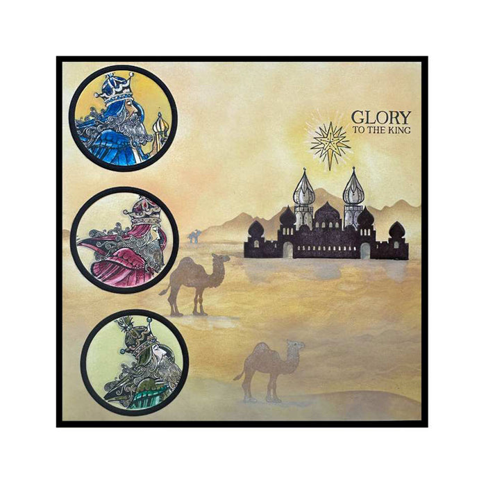 Pink Ink Designs - Aurelius - Christmas King, DL Stamp Set