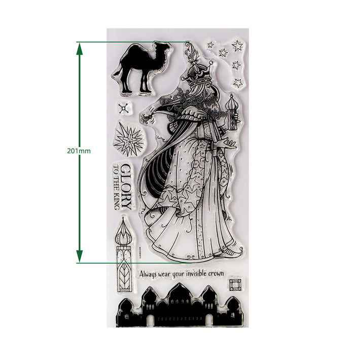 Pink Ink Designs - Aurelius - Christmas King, DL Stamp Set