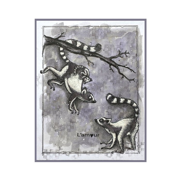 Pink Ink Designs - Dreamer Lemur, DL Stamp Set