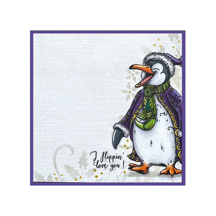 Pink Ink Designs - Flippin' Awesome Penguin, DL Stamp Set