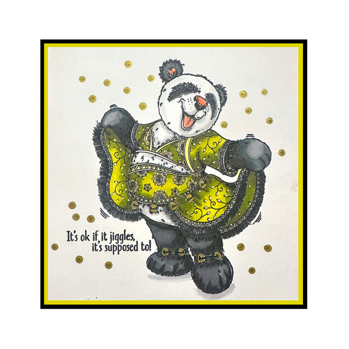 Pink Ink Designs - Miranda Panda, DL Stamp Set