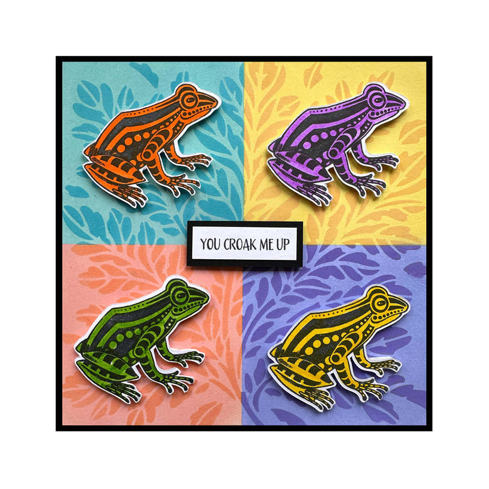 Pink Ink Designs - Top Frog Stamp, DL Stamp Set