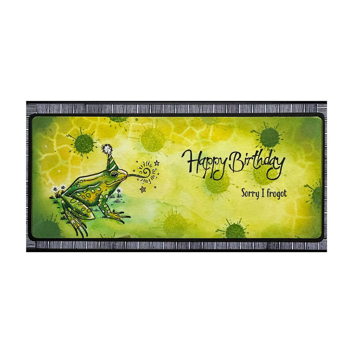 Pink Ink Designs - Top Frog Stamp, DL Stamp Set