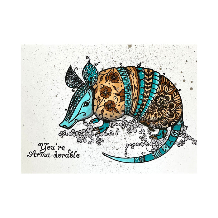 Pink Ink Designs - Arma-dorable Armadillo, DL Stamp Set