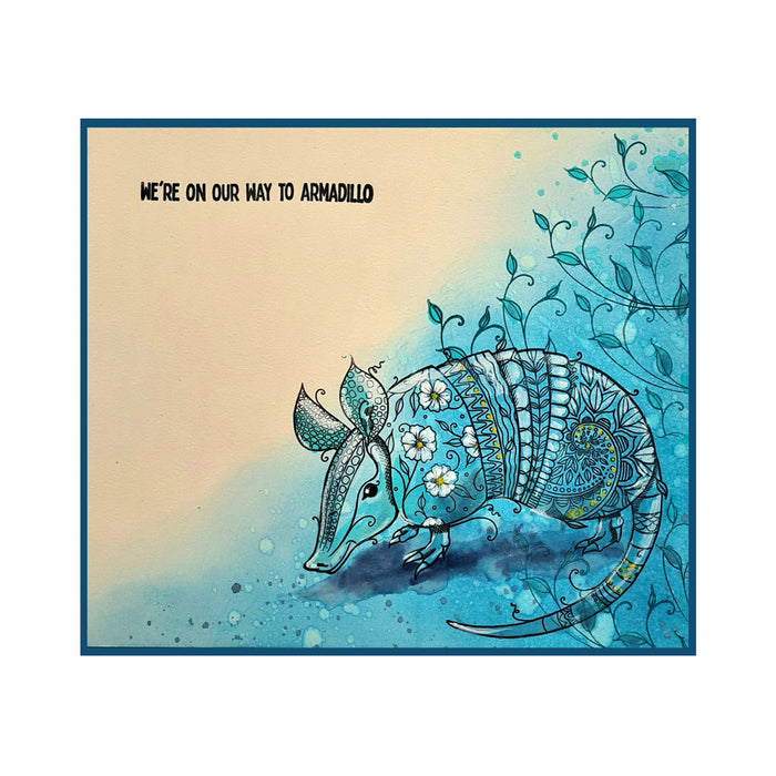 Pink Ink Designs - Arma-dorable Armadillo, DL Stamp Set