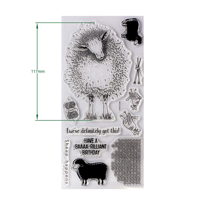 Pink Ink Designs - Ewe-Phoria Sheep, DL Stamp Set