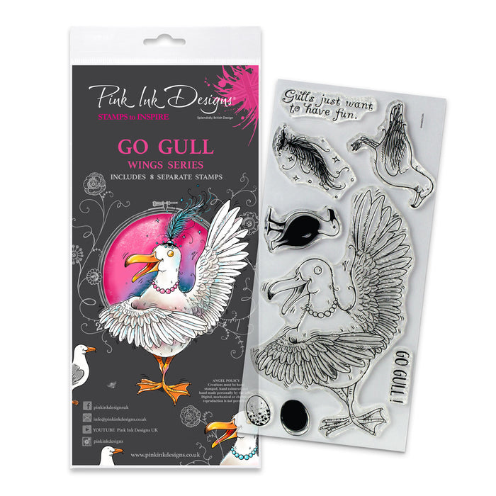 Pink Ink Designs - Go Gull, DL Stamp Set