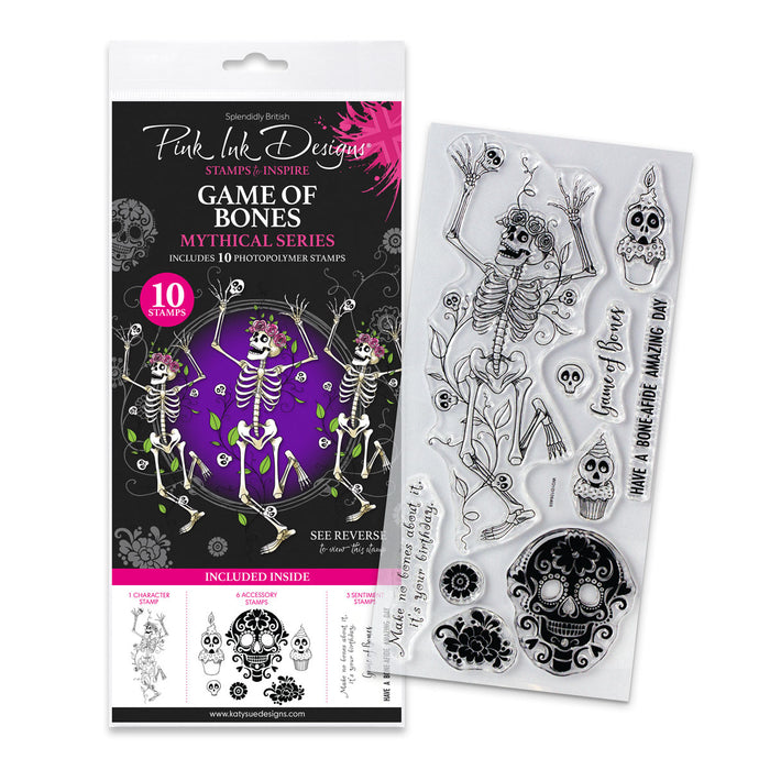 Pink Ink Designs - Game of Bones, DL Stamp Set