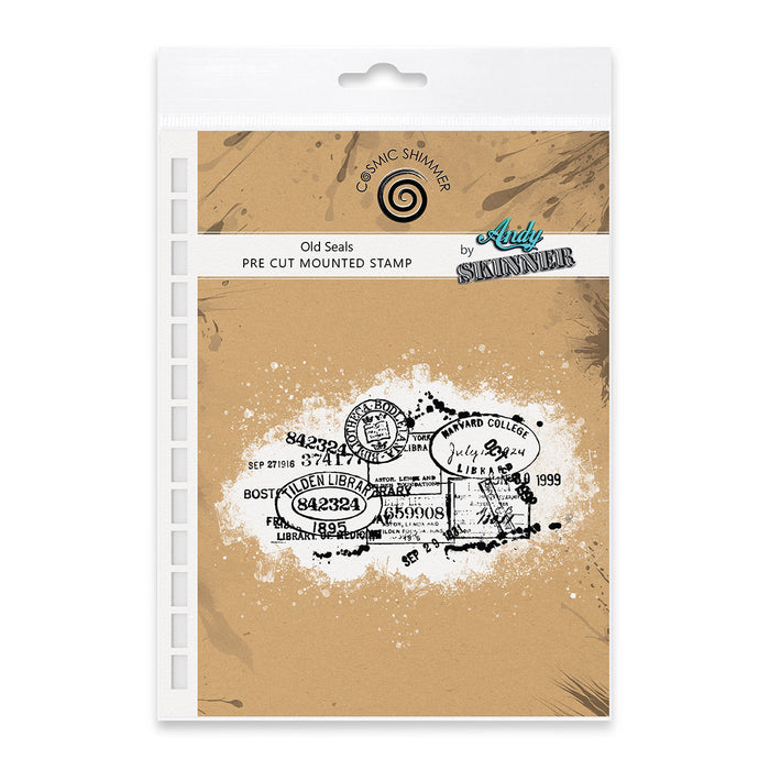 Old Seals Pre Cut Rubber Stamp by Andy Skinner