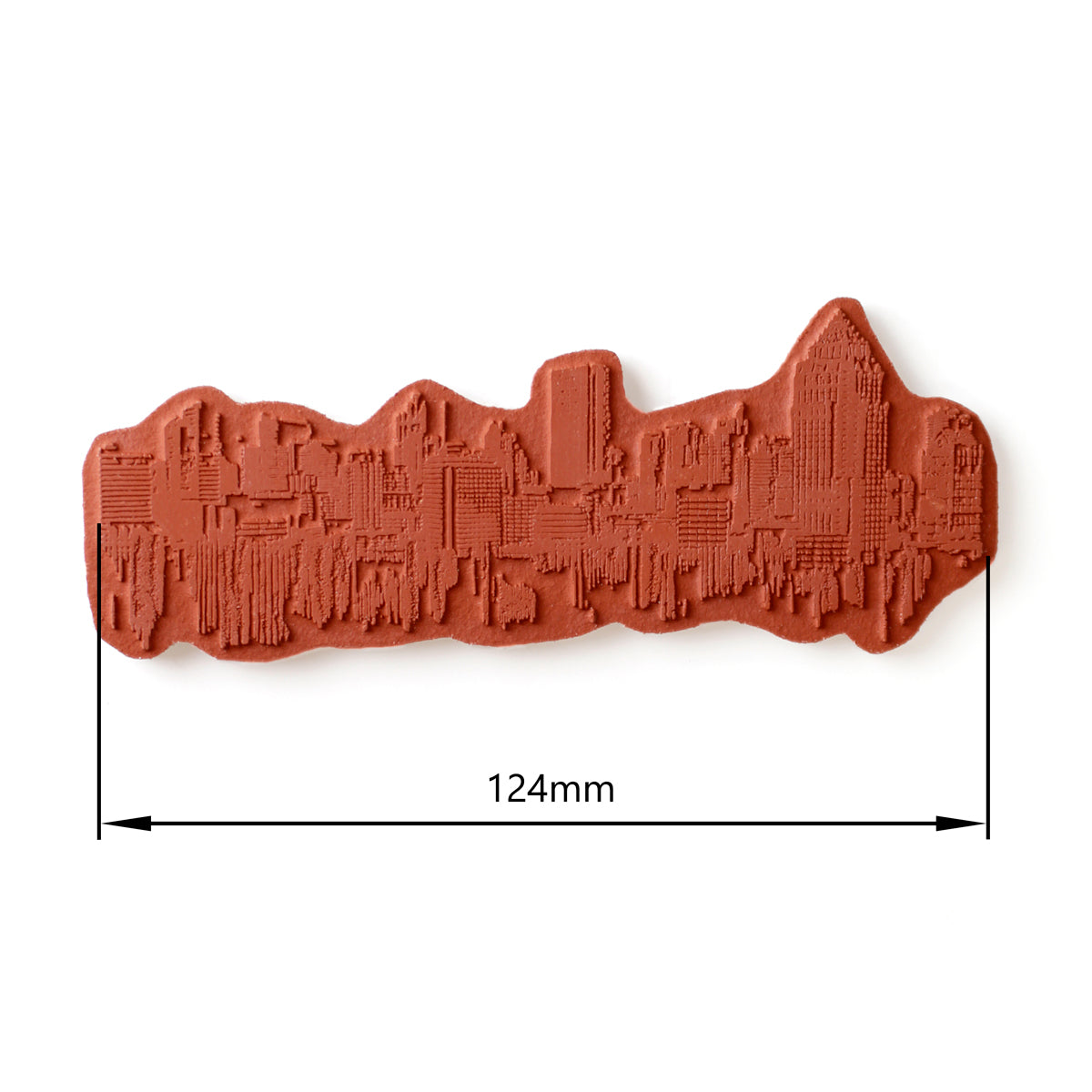 Cityscape Reflections Pre Cut Rubber Stamp by Andy Skinner
