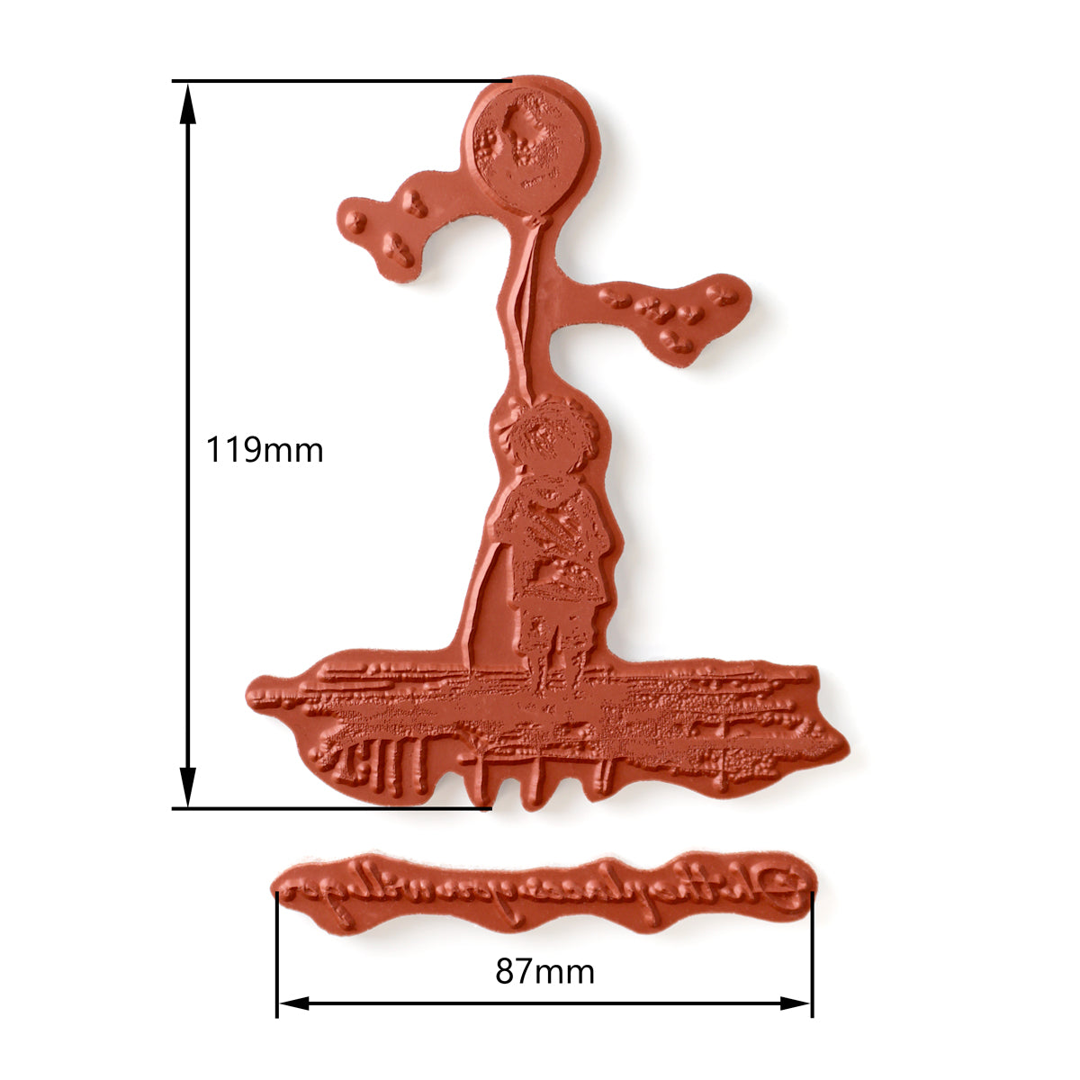 The Places You Will Go Pre Cut Rubber Stamp Set by Andy Skinner