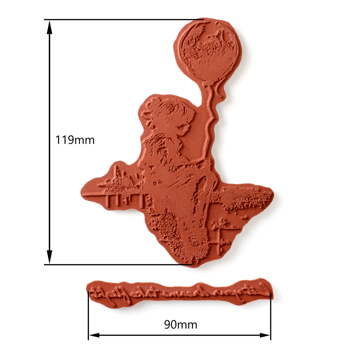 Let Your Dreams Take Flight Pre Cut Rubber Stamp Set by Andy Skinner