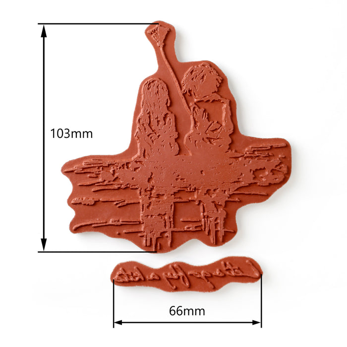 Let's Go Fly A Kite Pre Cut Rubber Stamp Set by Andy Skinner