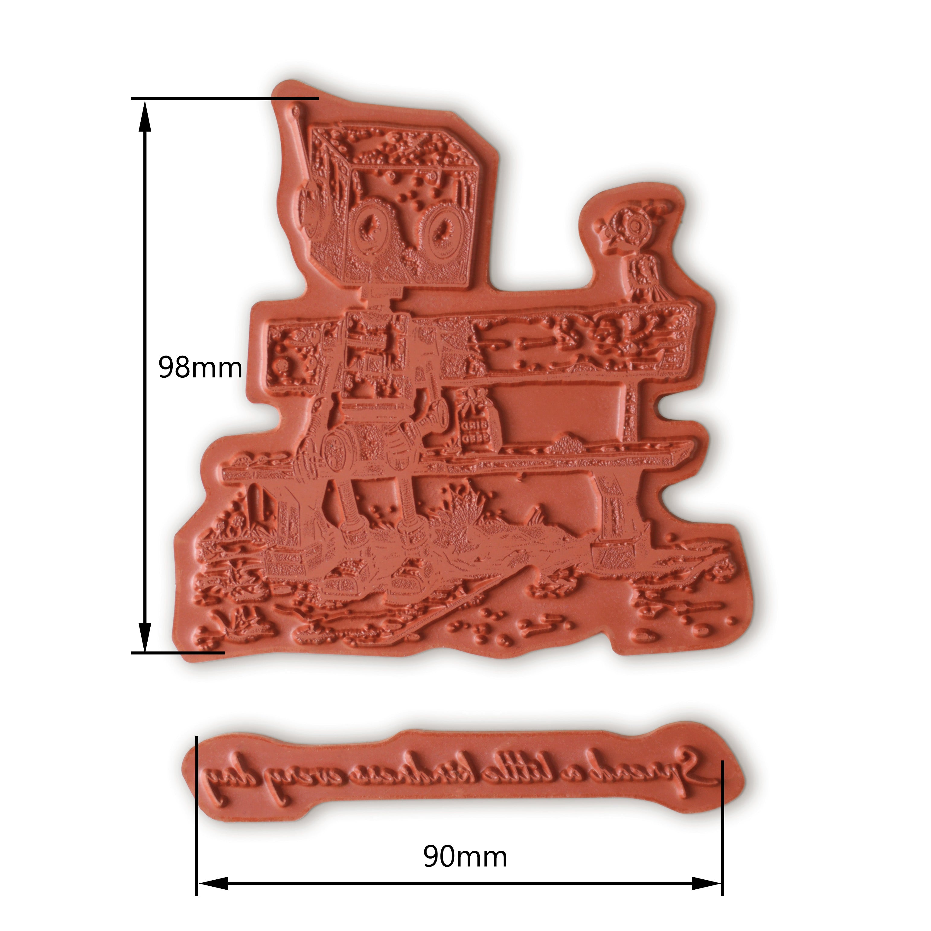 Bot-ology Spread A Little Kindness Pre Cut Rubber Stamp Set by Andy Skinner