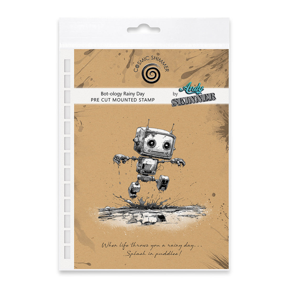 Bot-ology Rainy Day Pre Cut Rubber Stamp Set by Andy Skinner | Katy Sue ...