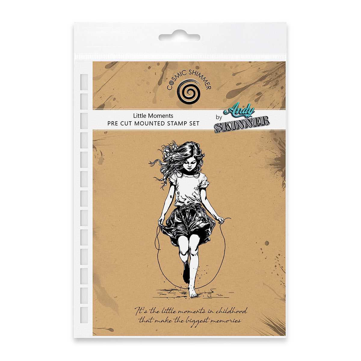 Stamped Kraft Tag Tutorial with Andy Skinner: Little Moments