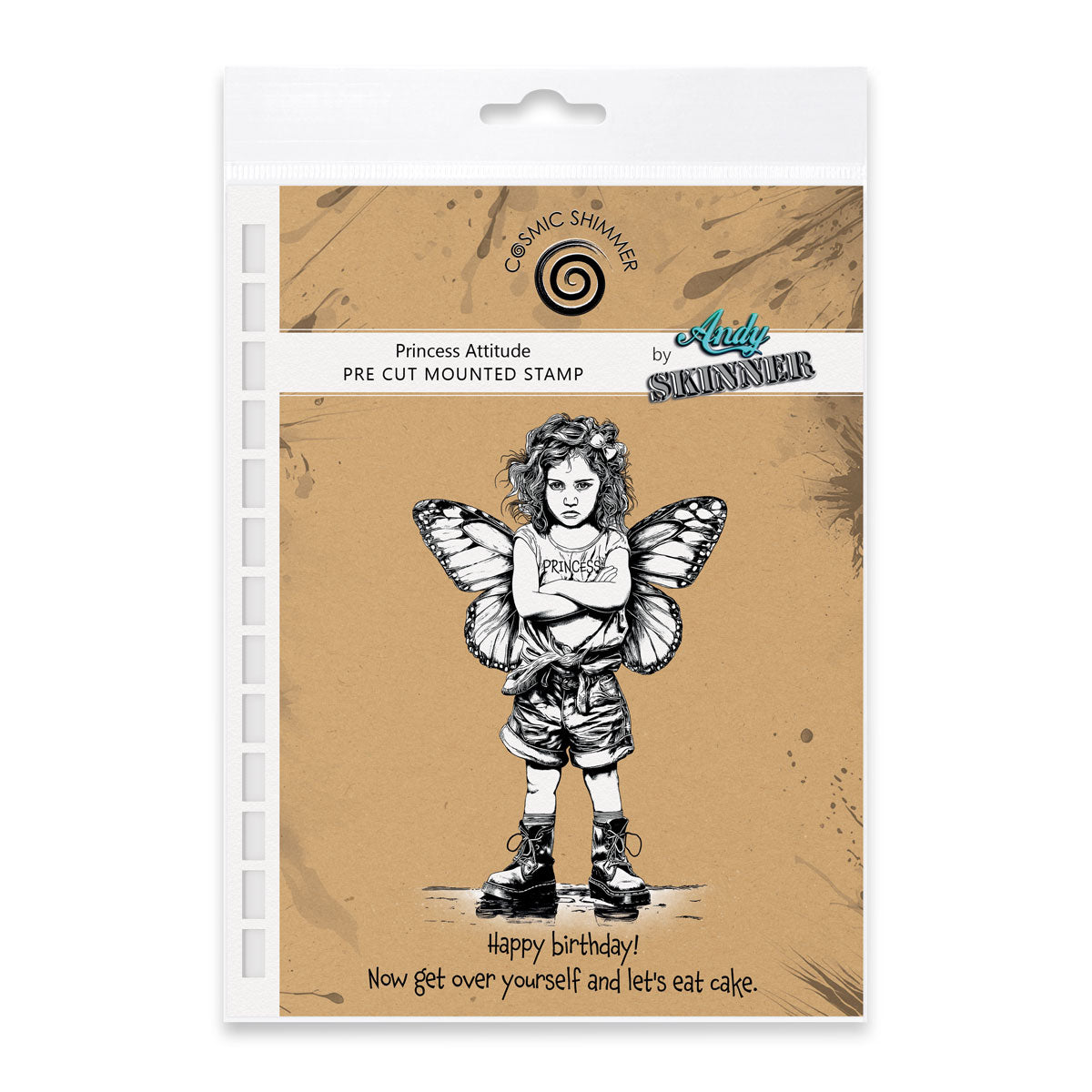 Princess Attitude Pre Cut Rubber Stamp Set by Andy Skinner